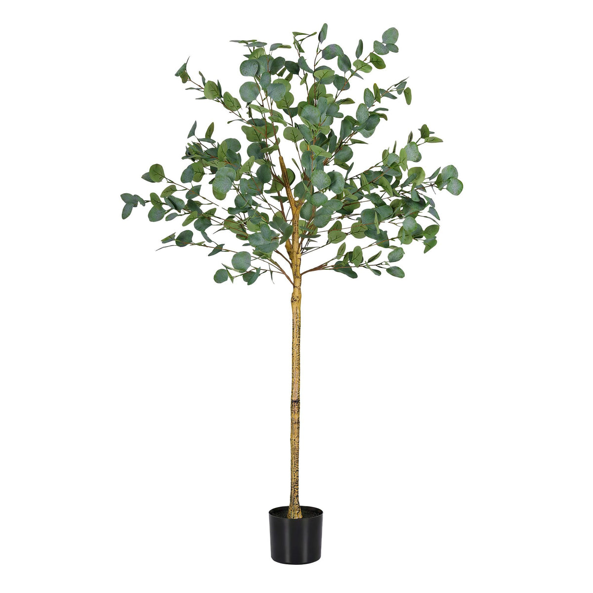 150cm Artificial Eucalyptus Tree with Realistic Textured Leaves for Indoor Home Office