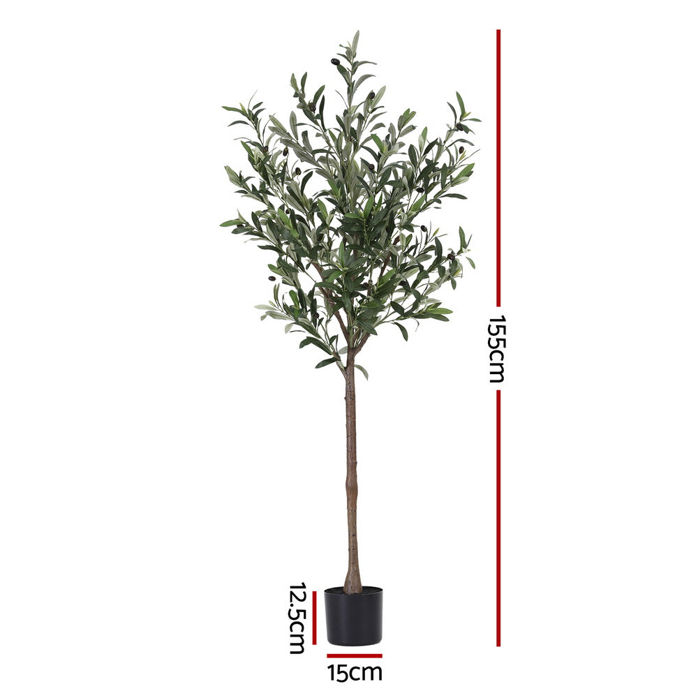 155cm Artificial Olive Tree Faux Trees Indoor Decor Artificial Plants Lifelike Plant