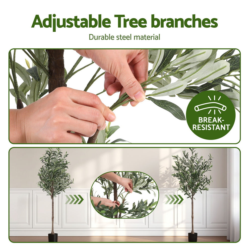 155cm Artificial Olive Tree Faux Trees Indoor Decor Artificial Plants Lifelike Plant