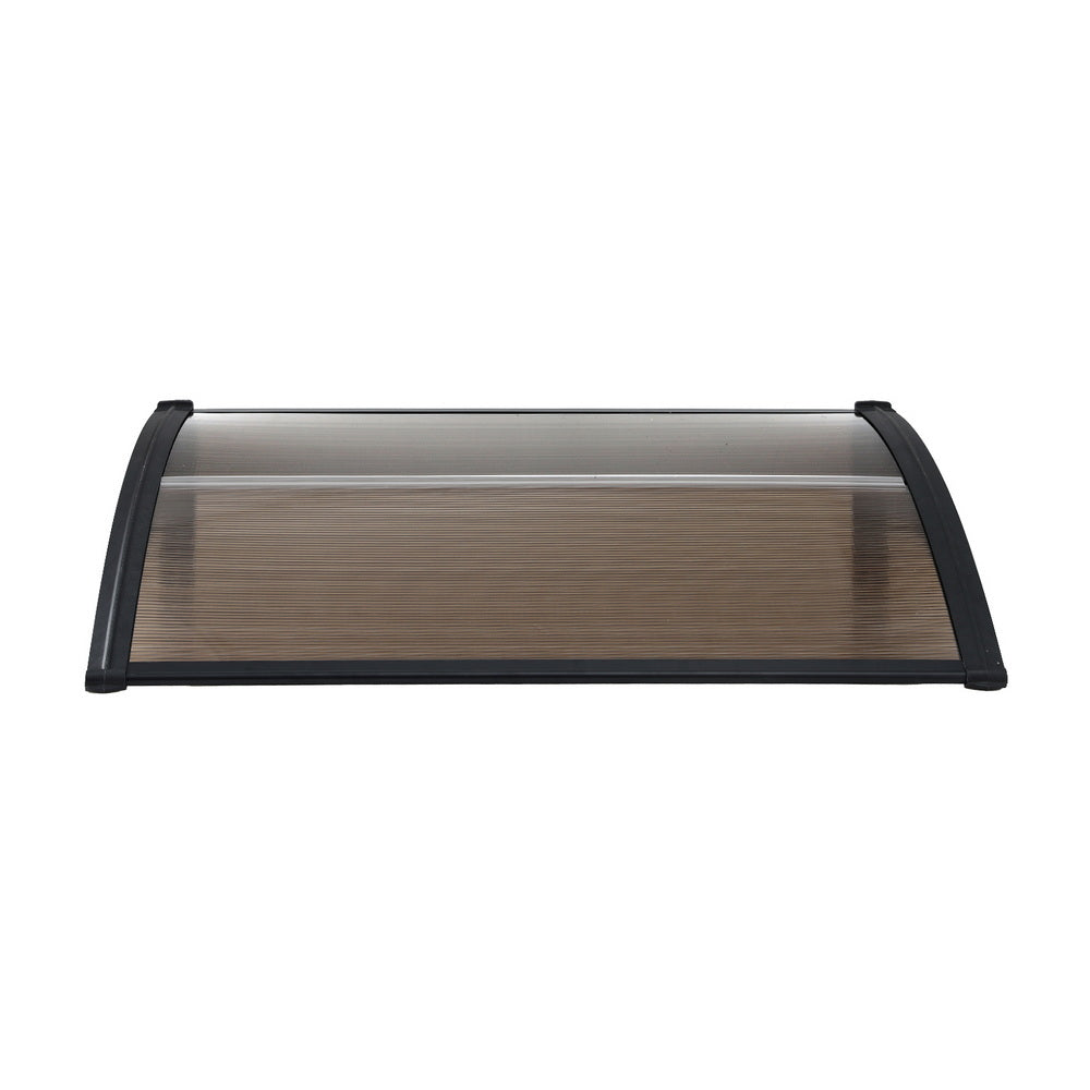 Window Door Awning 0.8mx1m Brown
