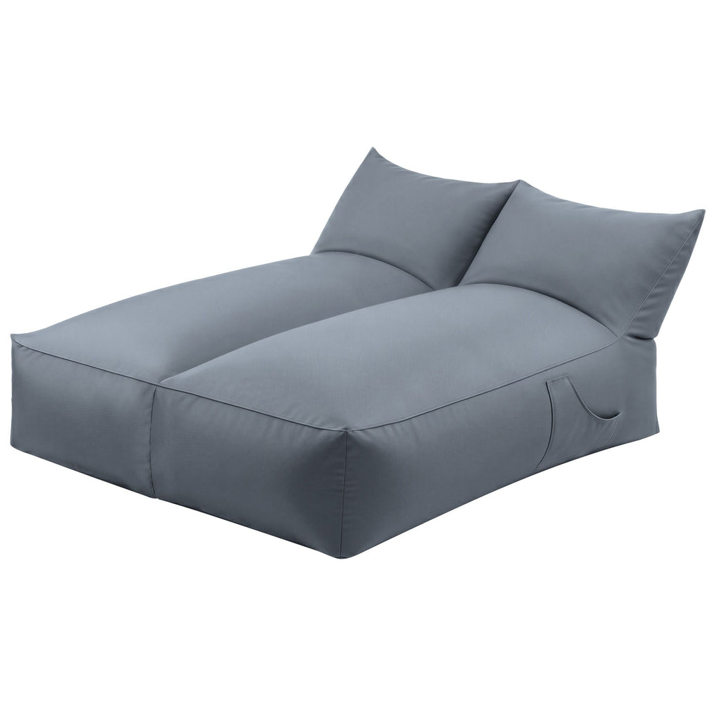 Outdoor Bean Bag Chair Cover (No Filler) 2 Seater Beanbag Lounge Sofacover Adults