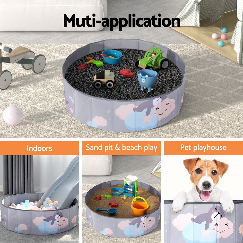 Kids Ball Pool Pit Toddler Ocean Play Foldable Child Playhouse Storage Bag