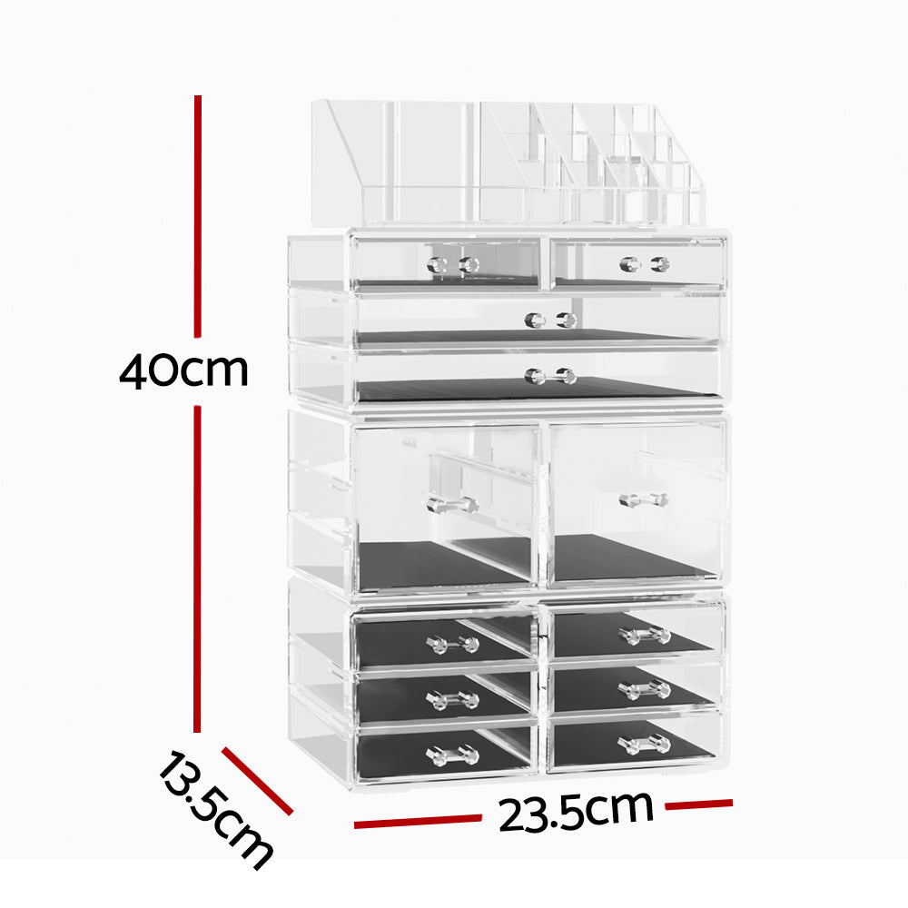 Makeup Organizer Acrylic Cosmetic Organizer Storage Box Jewellery Holder
