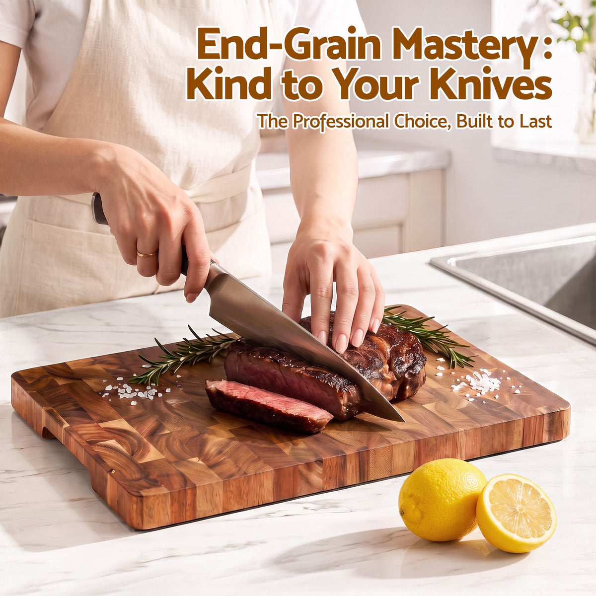 Acacia Wooden Cutting Board End Grain Chopping Board