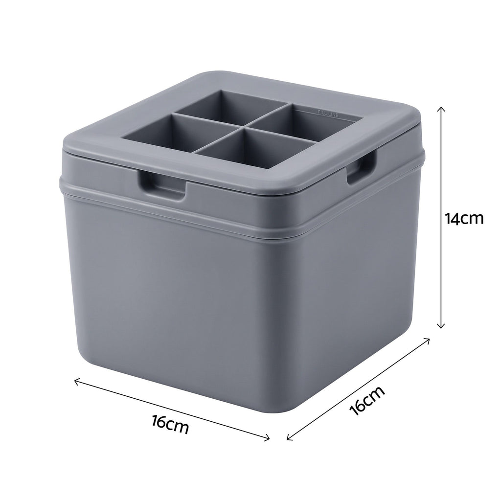 5cm Clear Ice Mold Whiskey Large Square Ice Cube Tray