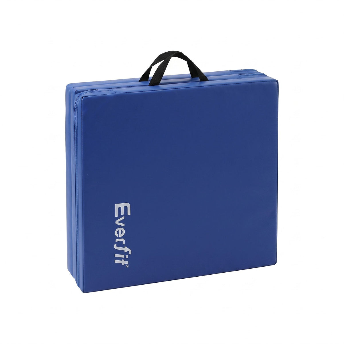180x60cm Gymnastics Mats Folding Exercise Floor Mat Portable 3 Fold Tumbling Mat Blue
