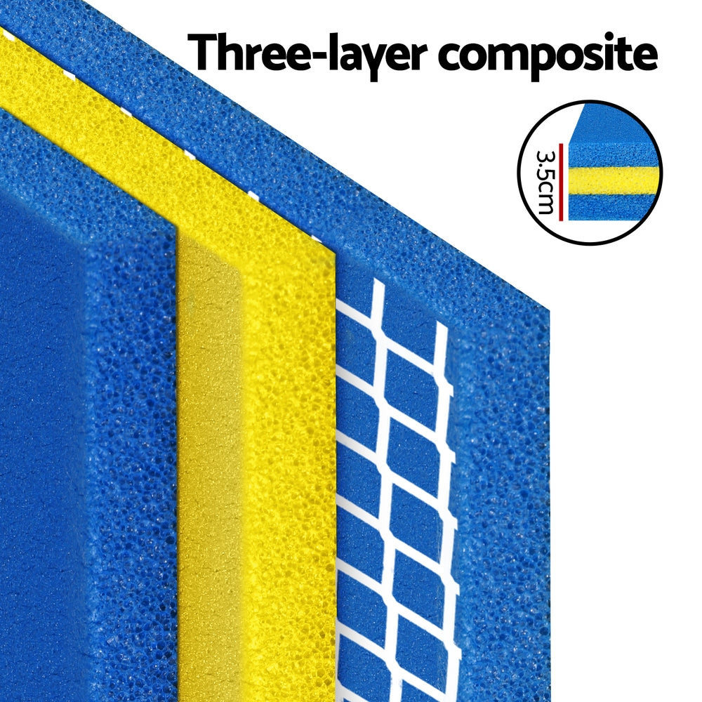 Floating Water Mat 55x180cm Foam Pad Swimming Pool Platform Blue