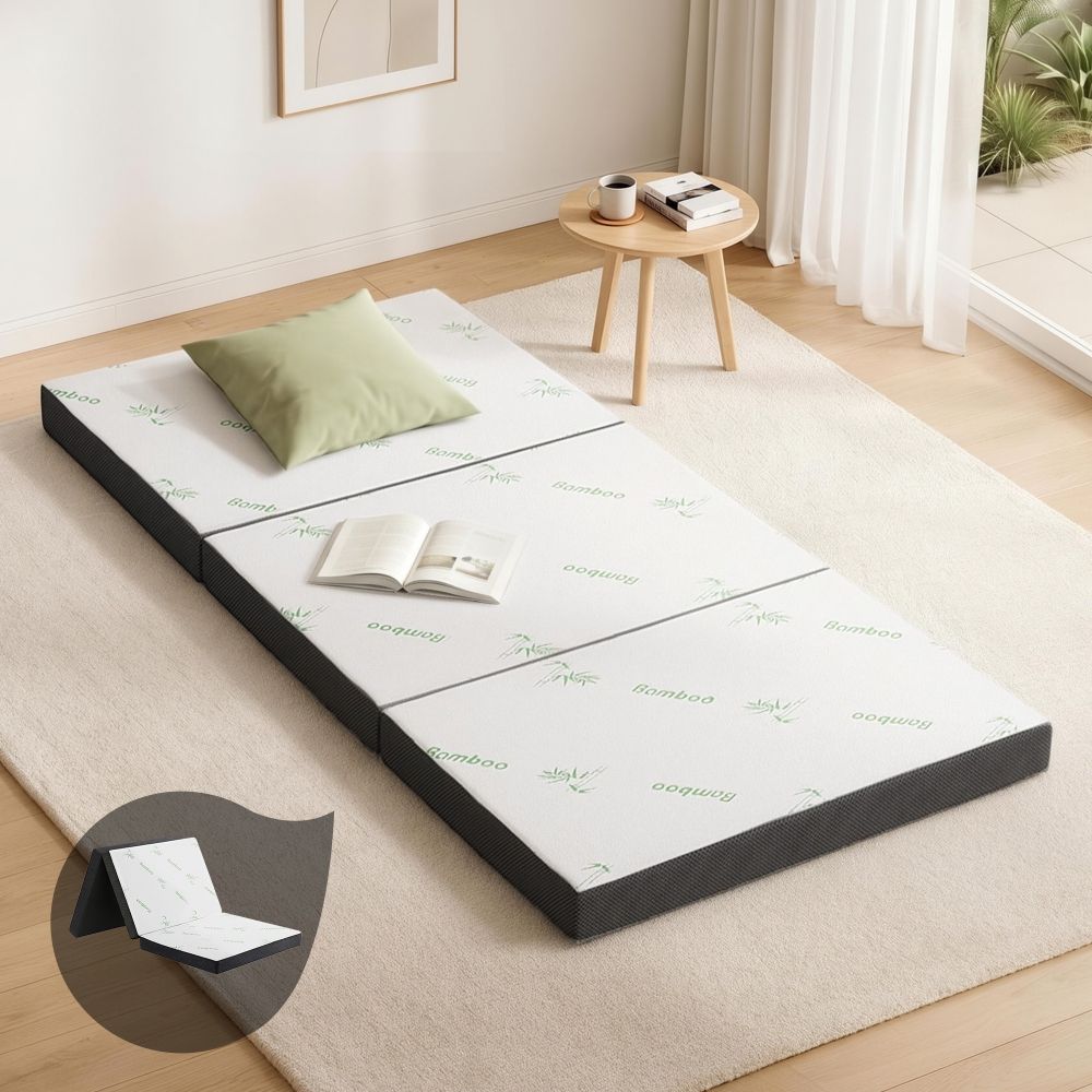 Foldable Mattress Folding Foam Single Bamboo