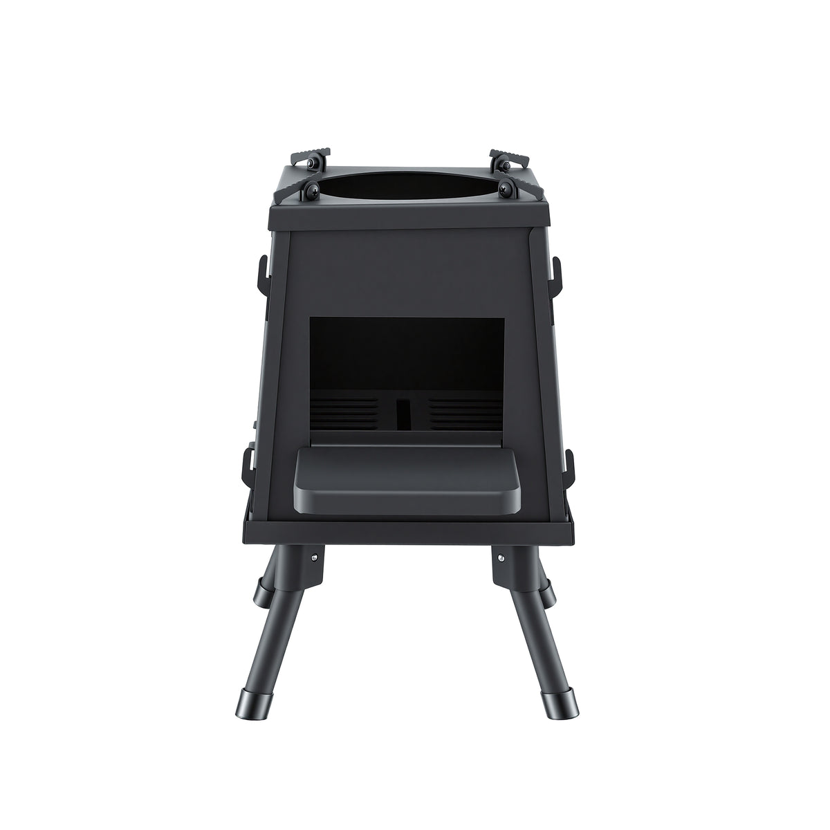 Fire Pit BBQ Portable Outdoor Fireplace Metal Camping Stove for Boiling Water, BBQ,