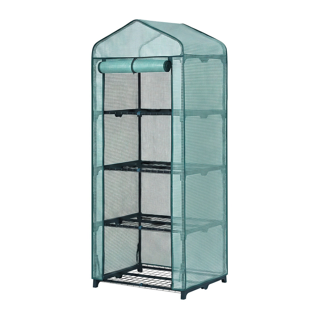 Greenhouse 4 Tiers Mini Green House Garden Bed 1.6x0.7x0.5M