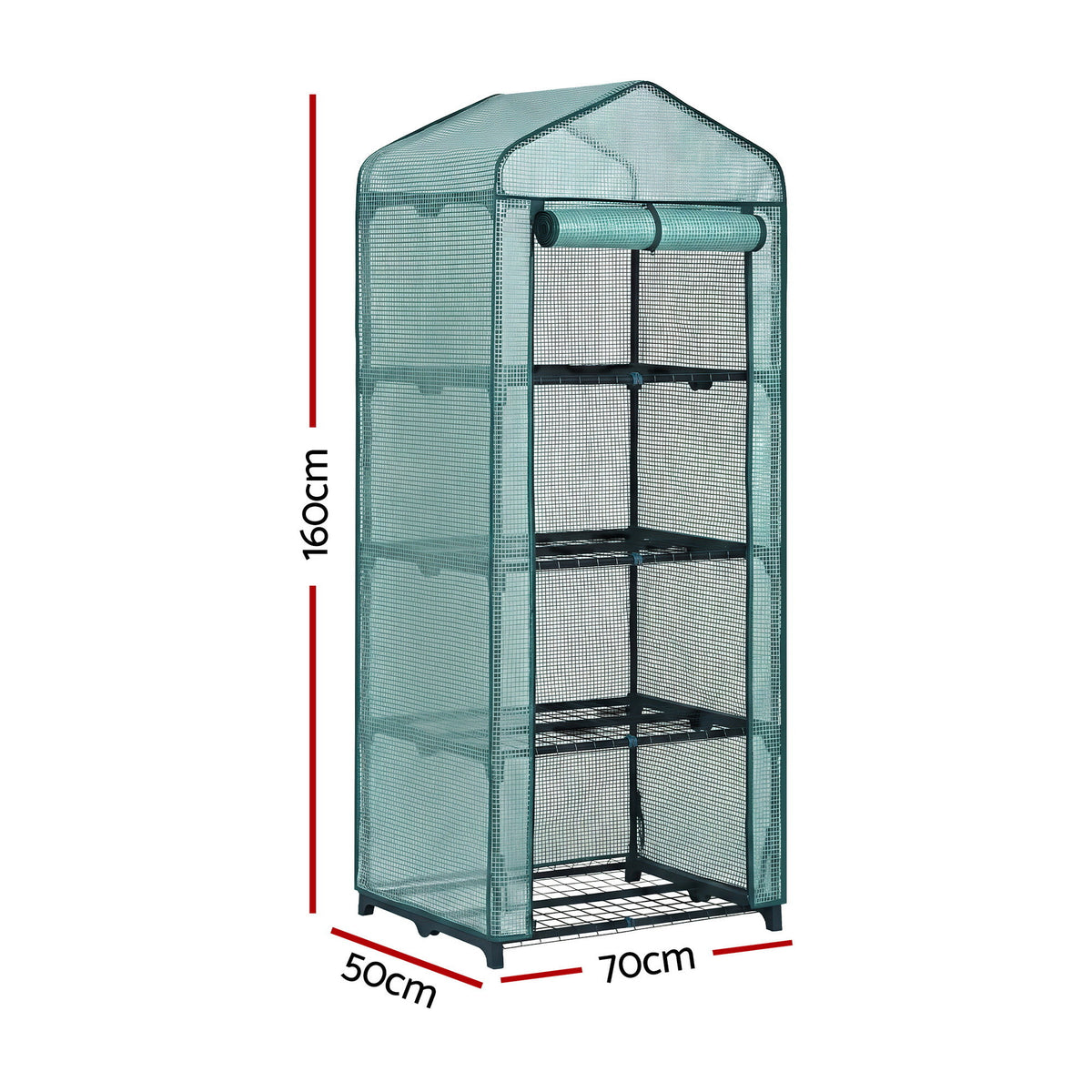 Greenhouse 4 Tiers Mini Green House Garden Bed 1.6x0.7x0.5M