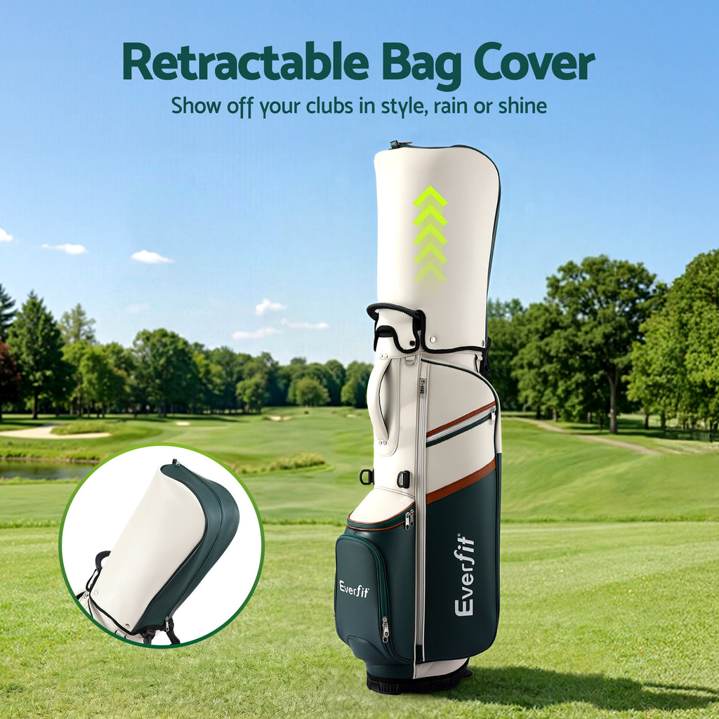 Golf Stand Bag Lightweight Carry Bag Dual Strap Club Divider