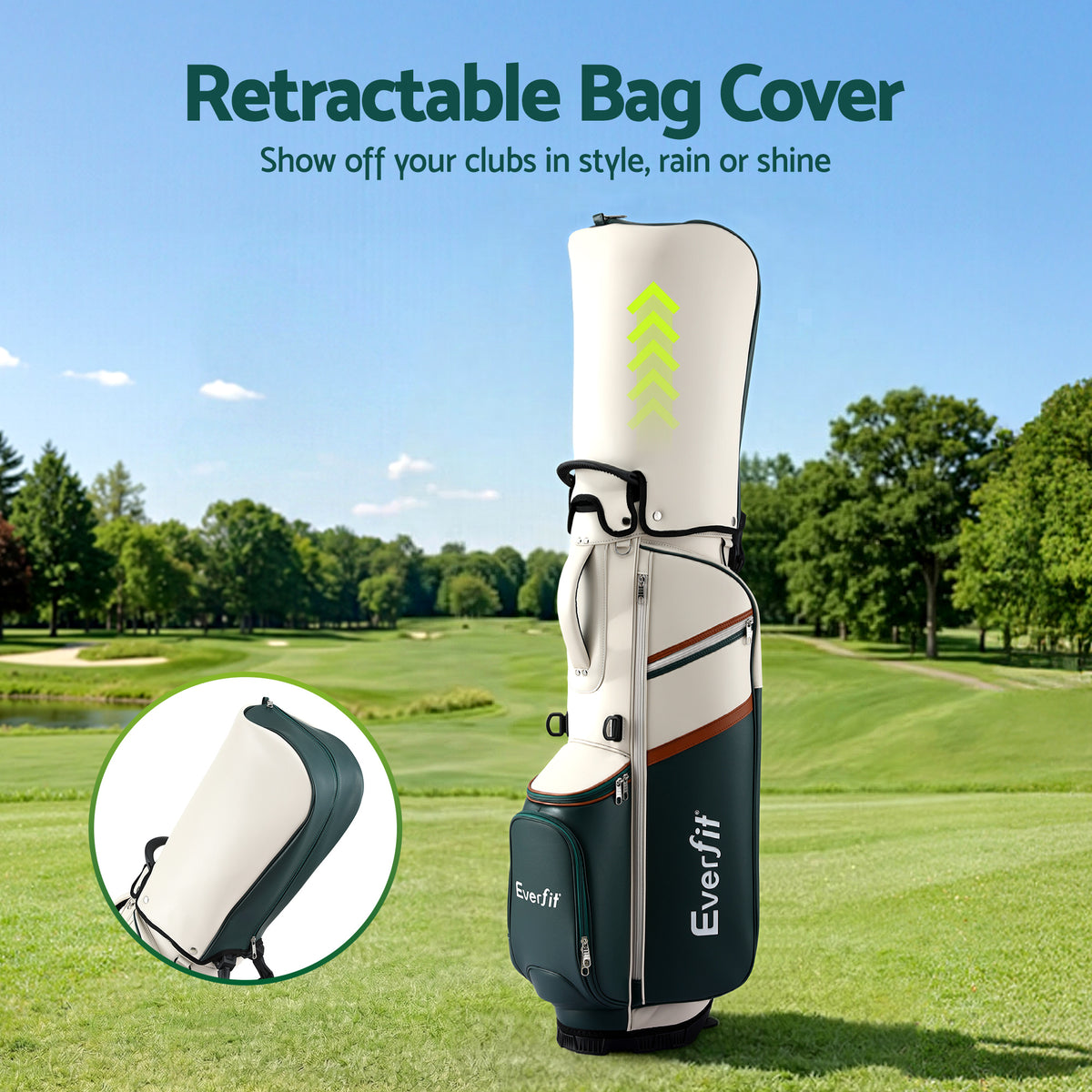 Golf Stand Bag Lightweight Carry Bag Dual Strap Club Divider