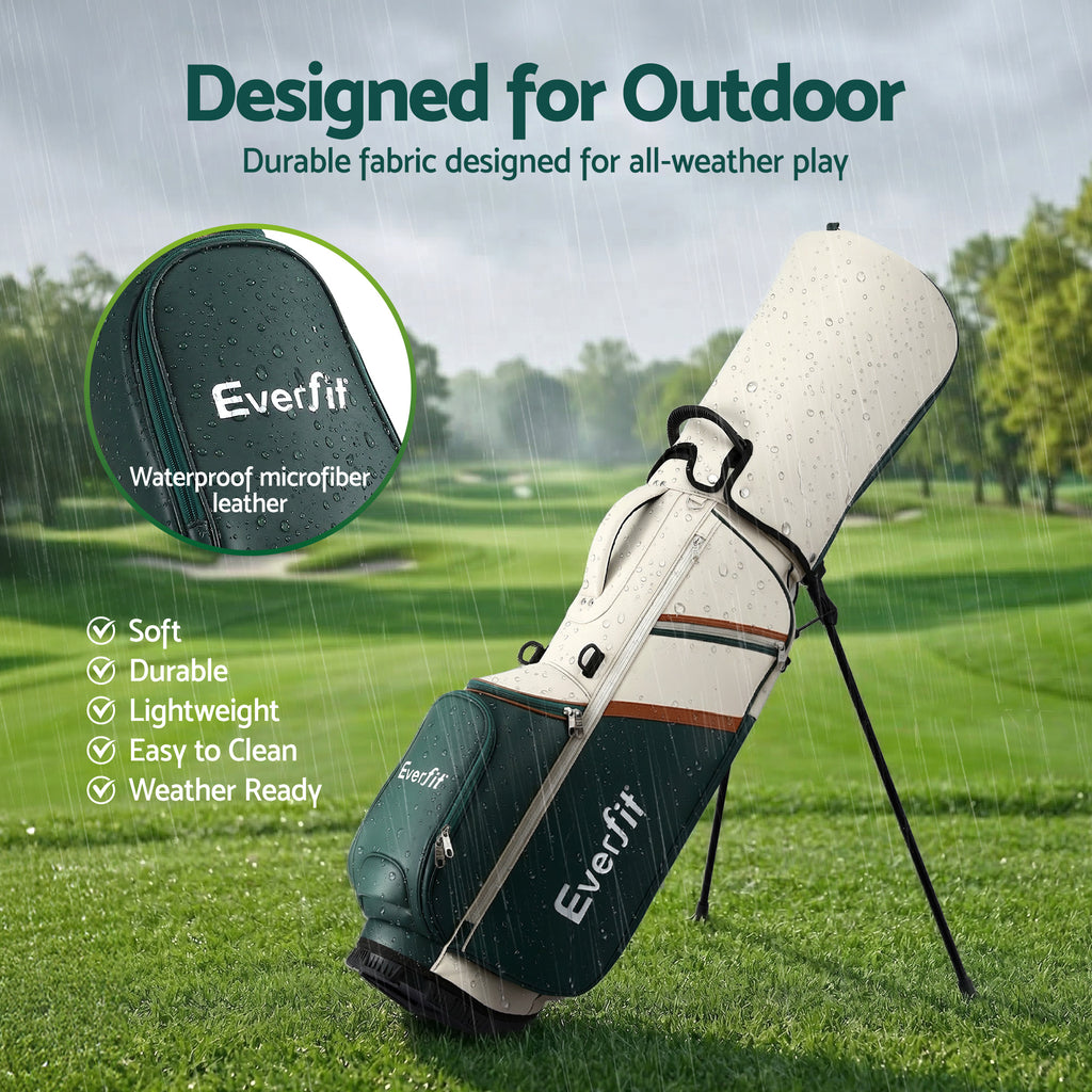Golf Stand Bag Lightweight Carry Bag Dual Strap Club Divider