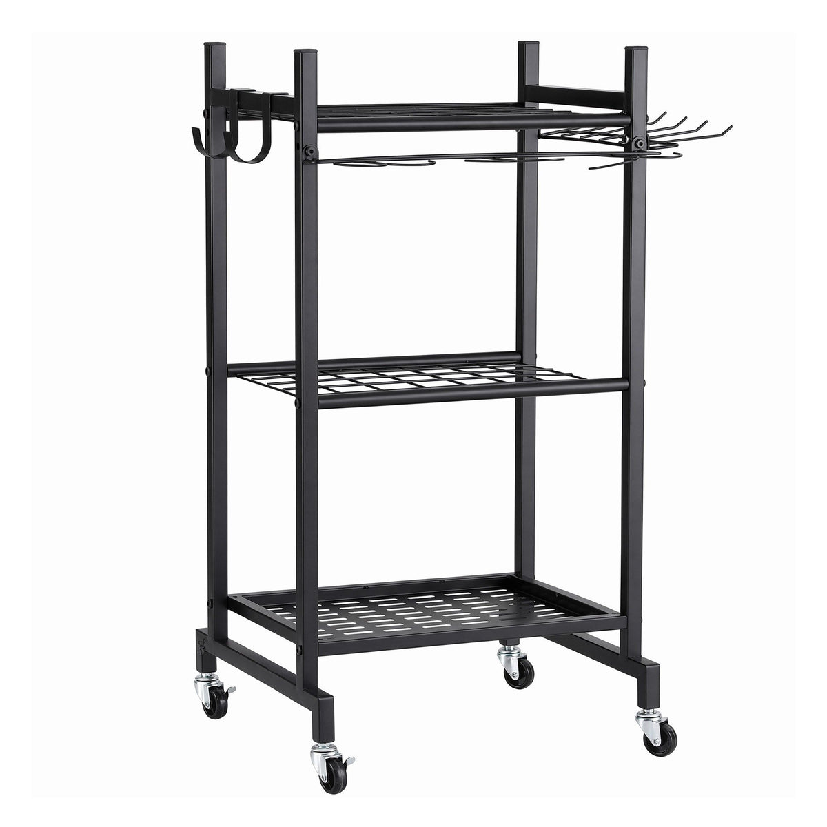 Garden Tool Organizer with Wheels Heavy Duty Garage Yard Storage Cart