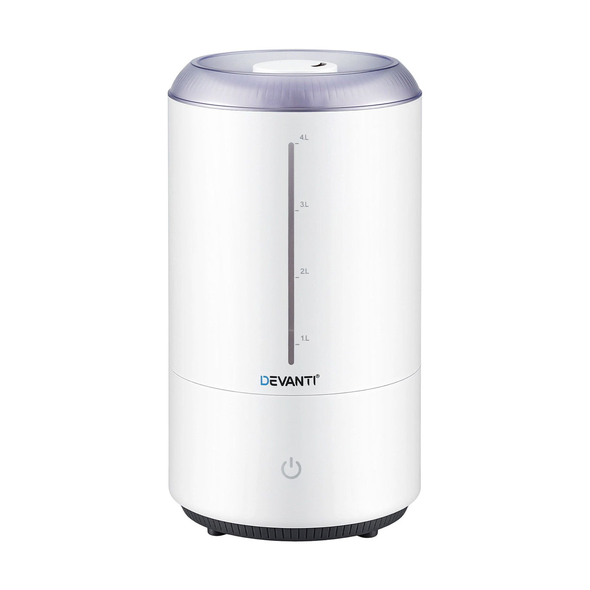 Ultrasonic Humidifier Aroma Diffuser Top Fill Quiet Bedroom 4L White