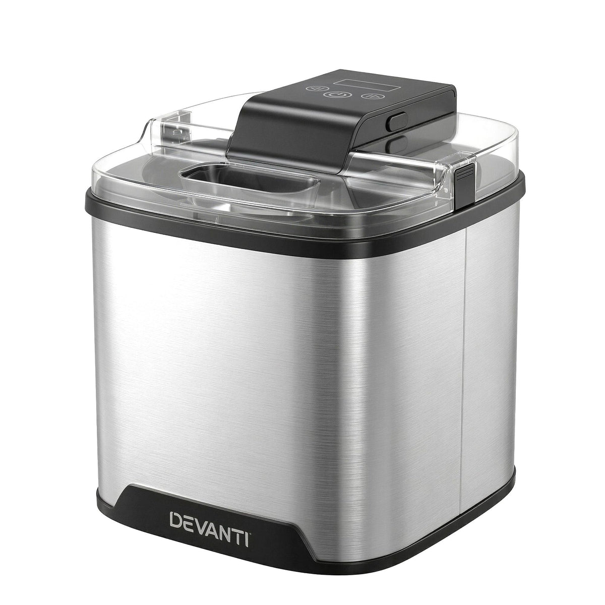 Ice Cream Maker Slushie Machine 2L Homemade Gelato Sorbet Sliver