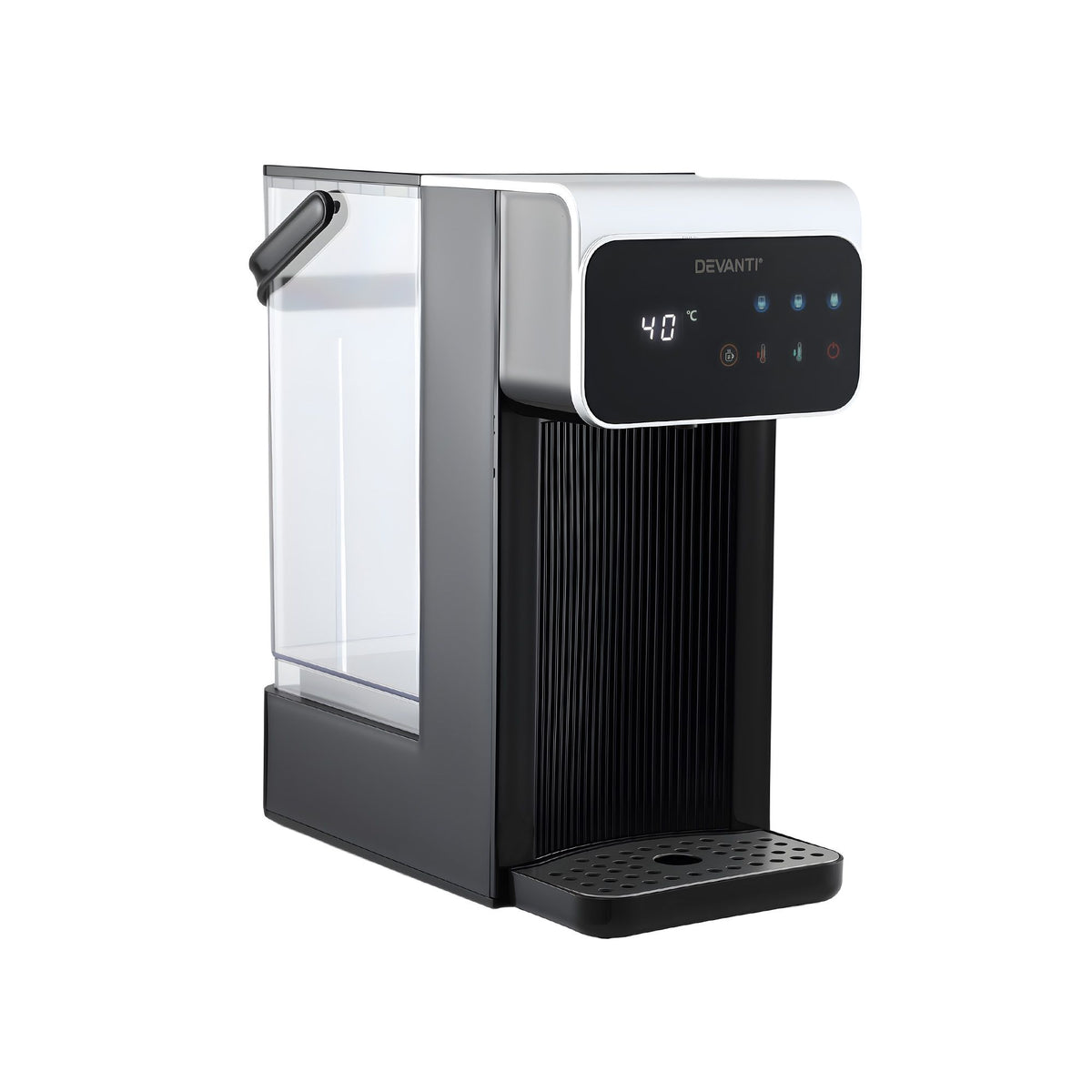 Instant Hot Water Dispenser 3L Heating Kettle 2400W Touch Control Water Black