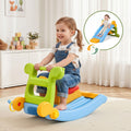 Kids Slide Set Toddler Indoor Playset Rocking Horse Ring Toss Multi Colour