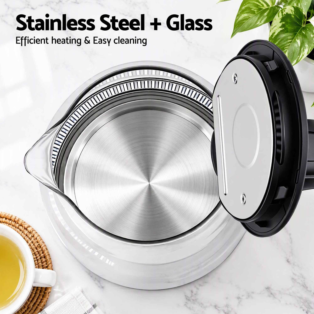 1.7L Glass Electric Kettle