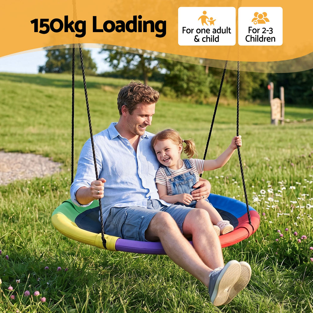 Tree Swing Hammock 100cm for Backyard Porch Outside Playground