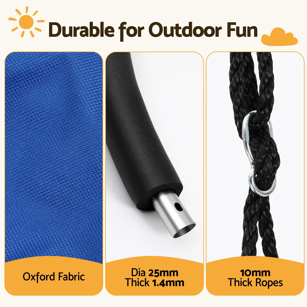 Tree Swing Hammock 100cm for Backyard Porch Outside Playground