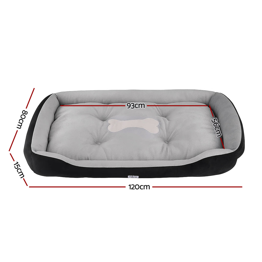 Pet Bed Dog Bed Soft PP Cotton Mat Sleeping Comfy Cushion Washable Extra Large