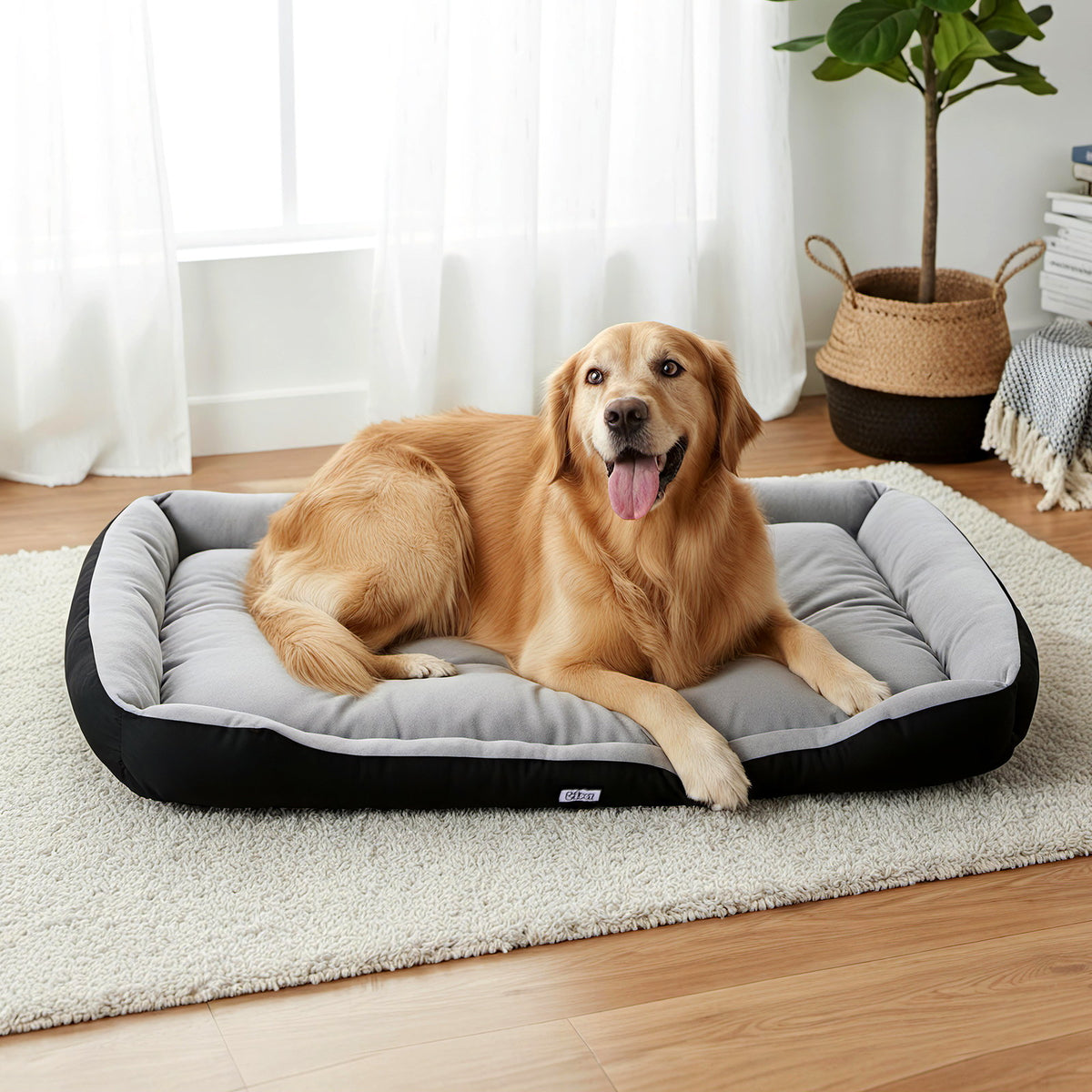 Pet Bed Dog Bed Soft PP Cotton Mat Sleeping Comfy Cushion Washable Extra Large
