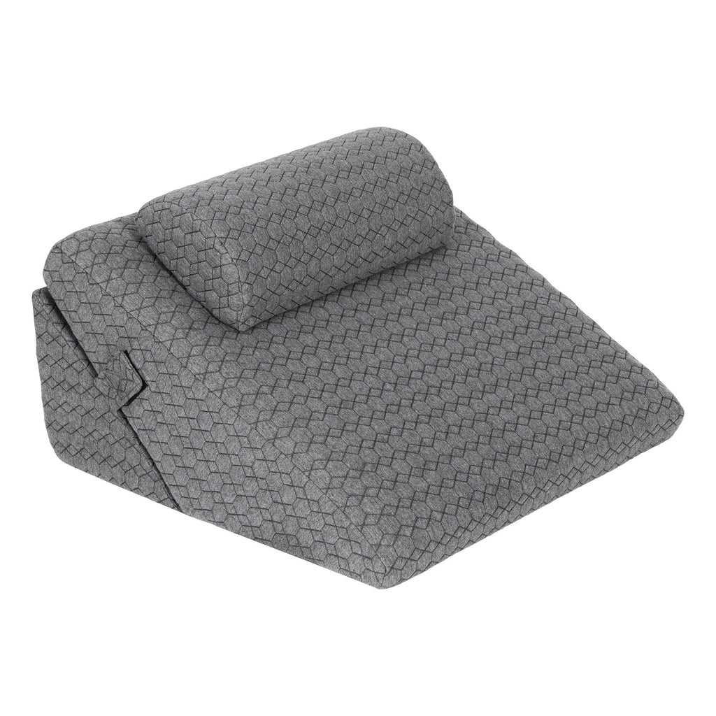 Bed Wedge Pillow for Headboard, Egg Gel Solves Night Sweats, Triangle Pillow for Reading