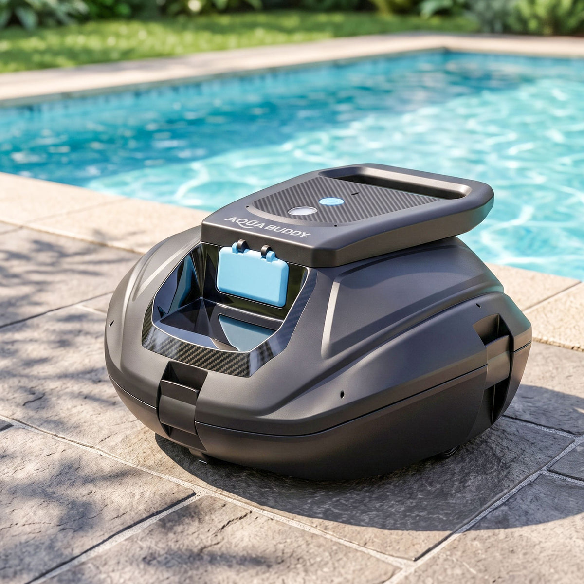 Cordless Pool Cleaner Robot Pool Vacuum Automatic Floor Clean 110Mins