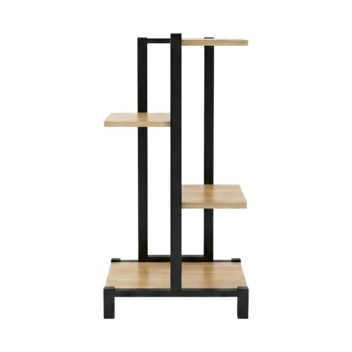 4 Tiers Plant Stand Metal Flower Pots Shelf Indoor Outdoor Garden Home