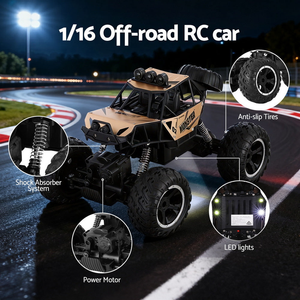 Kids Remote Control Car 5KM/H Off-Road Truck Electric Vehicle Outdoor Toys