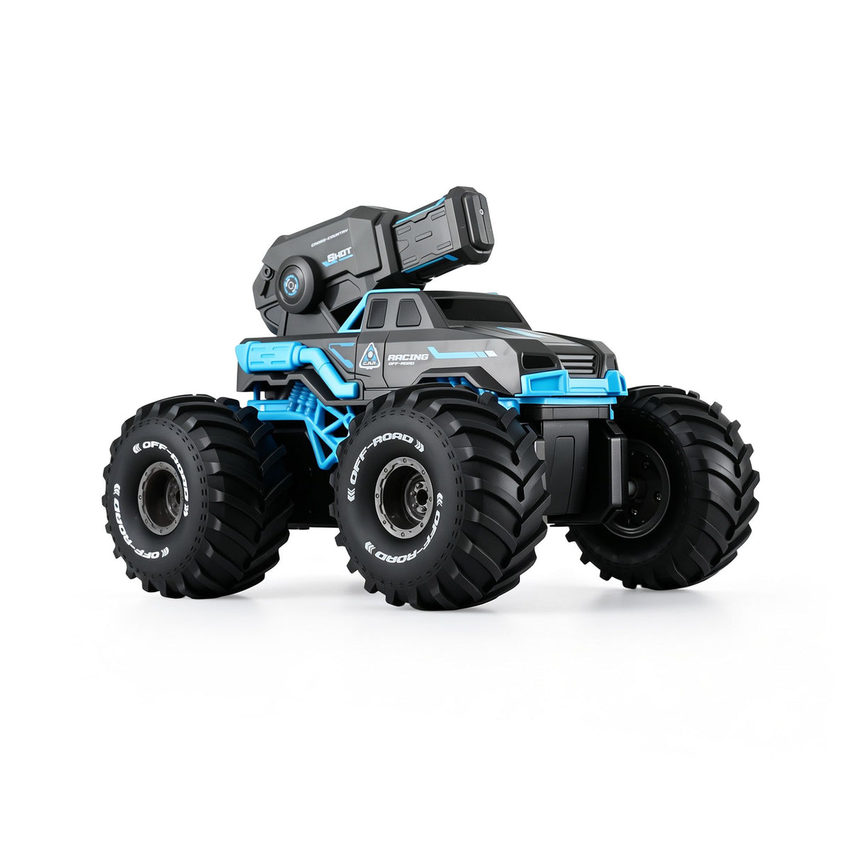 Kids Amphibious 2.4GHz Remote Control Car Boat with Water Spray Blue
