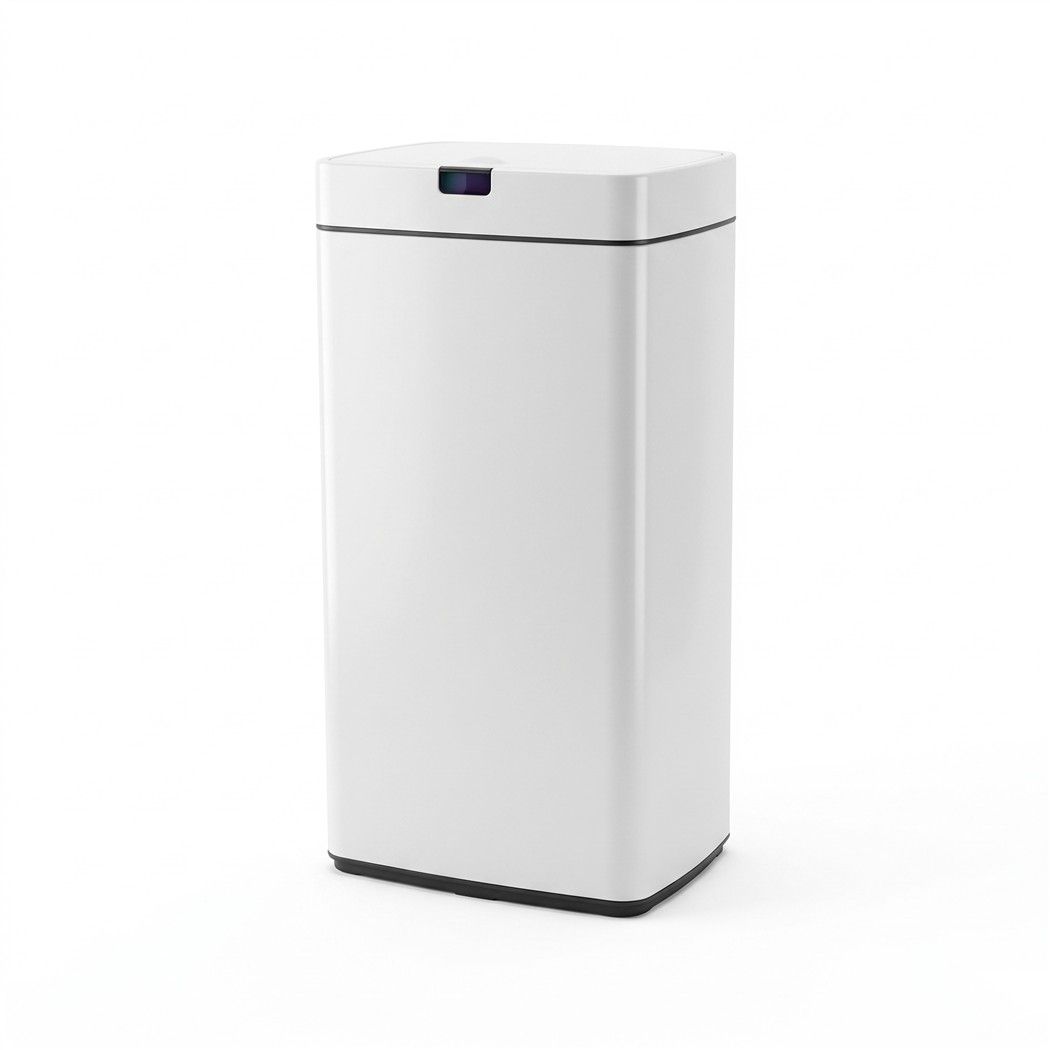 45L Motion Sensor Bin Rubbish Automatic White