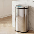 50L Motion Sensor Bin Rubbish Automatic Silver