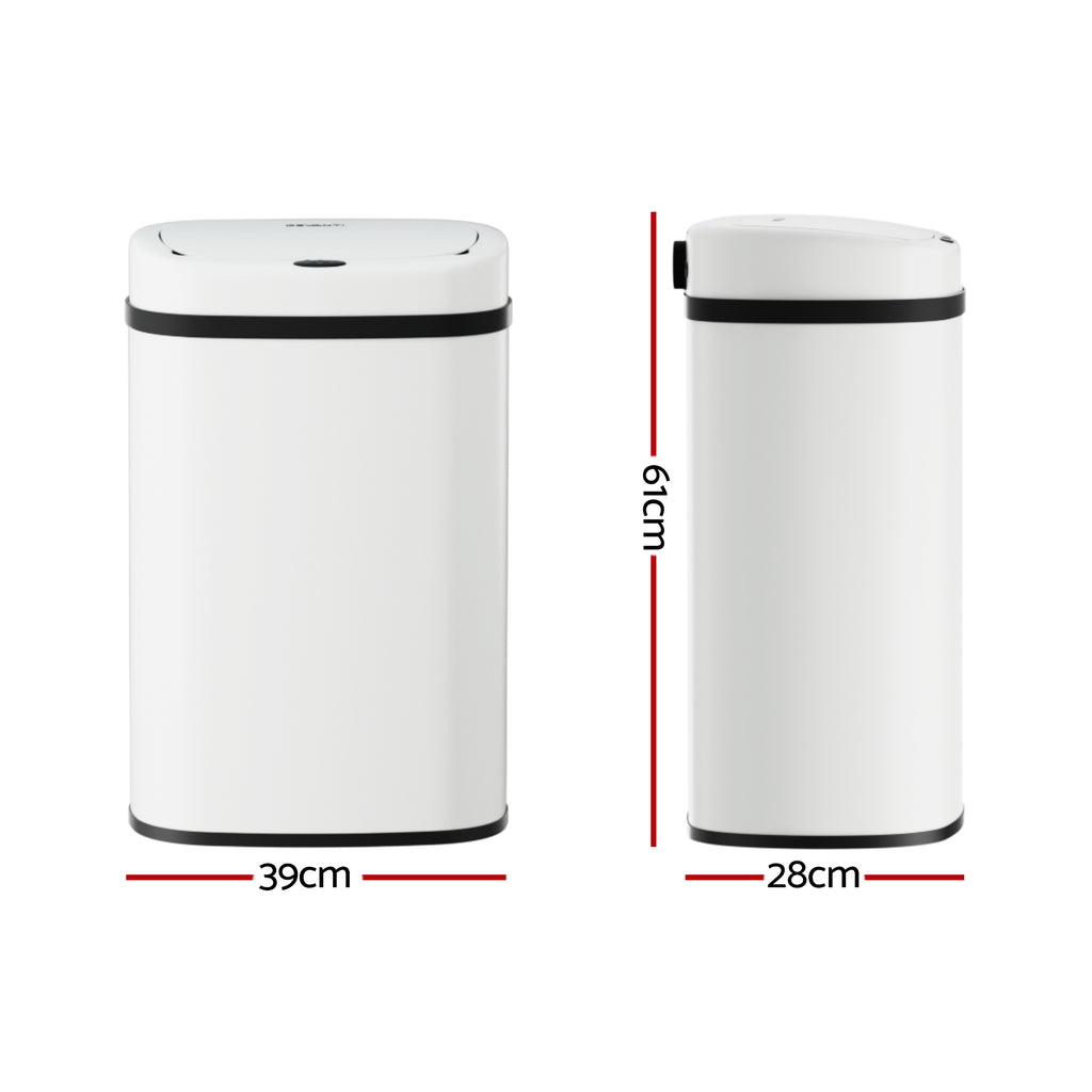 50L Sensor Bin Motion Rubbish Automatic White