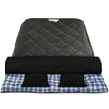 Sleeping Bag Double Pillow Thermal Camping Hiking Tent Grey -10&deg;C