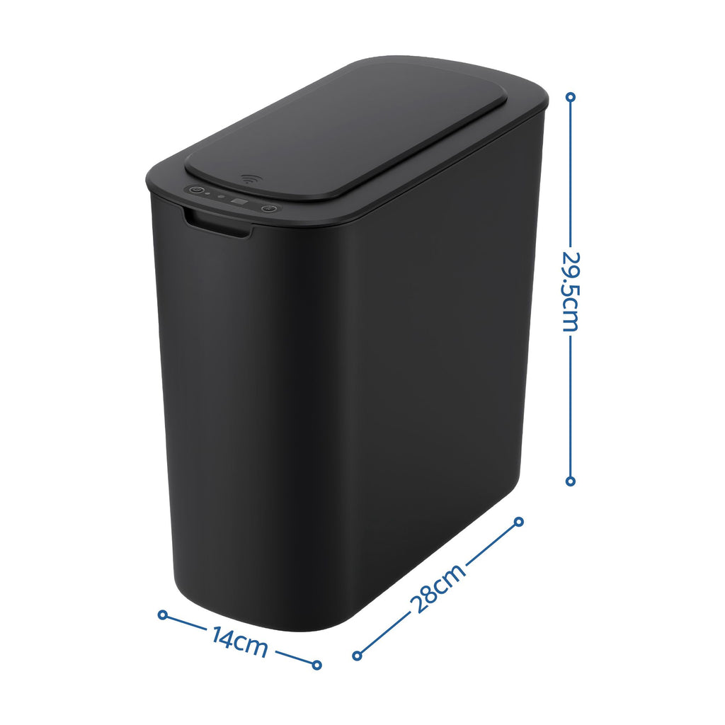 Automatic Trash Bin with Lid 11L Motion Sensor Kitchen Bin Touchless Garbage Can Modern