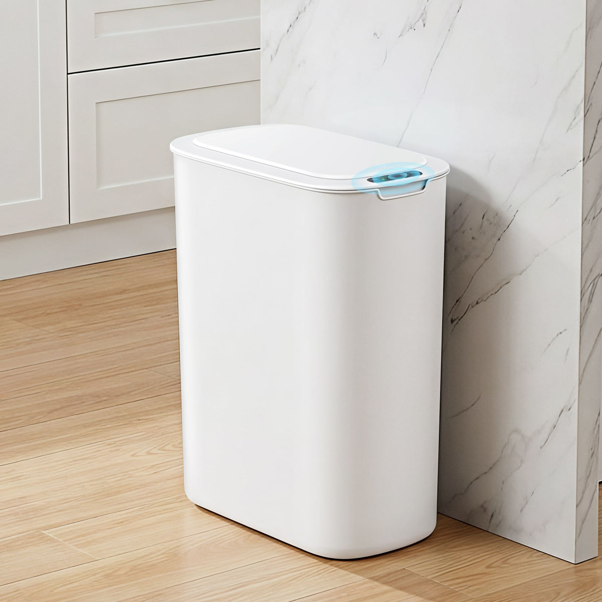 Automatic Trash Bin with Lid 21L Motion Sensor Kitchen Bin Touchless Garbage Can Plastic