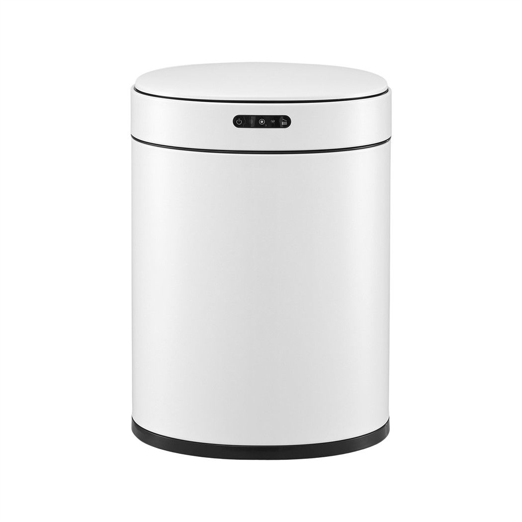 20L Automatic Sensor Bin Touchless Rubbish Waste Bin White Kitchen