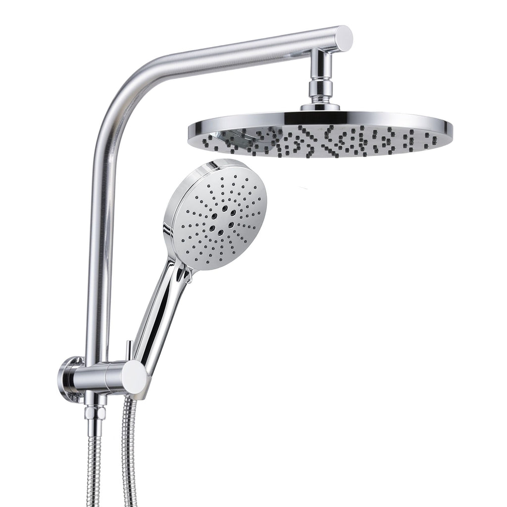 High-Pressure Shower Heads with Anti-burst 1.5m Hose & 304 S.S Rail, Ideal for Bathroom