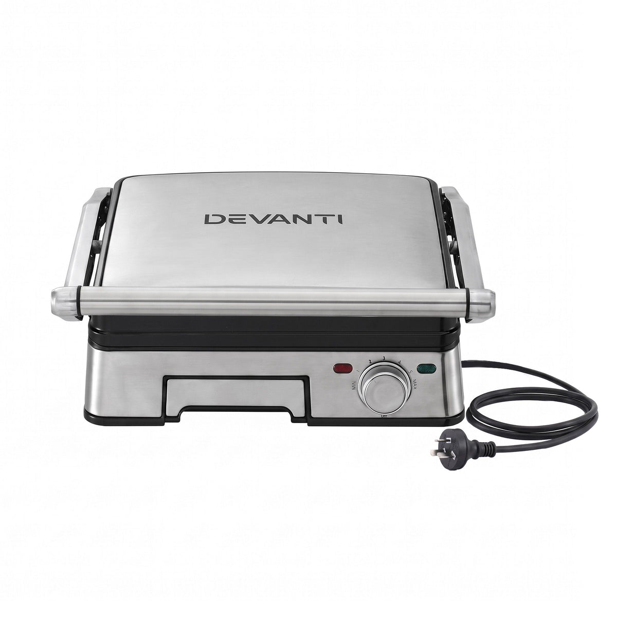 2000W 3-in-1 Panini Press Grill Sandwich Maker 180° Open 4 Slice