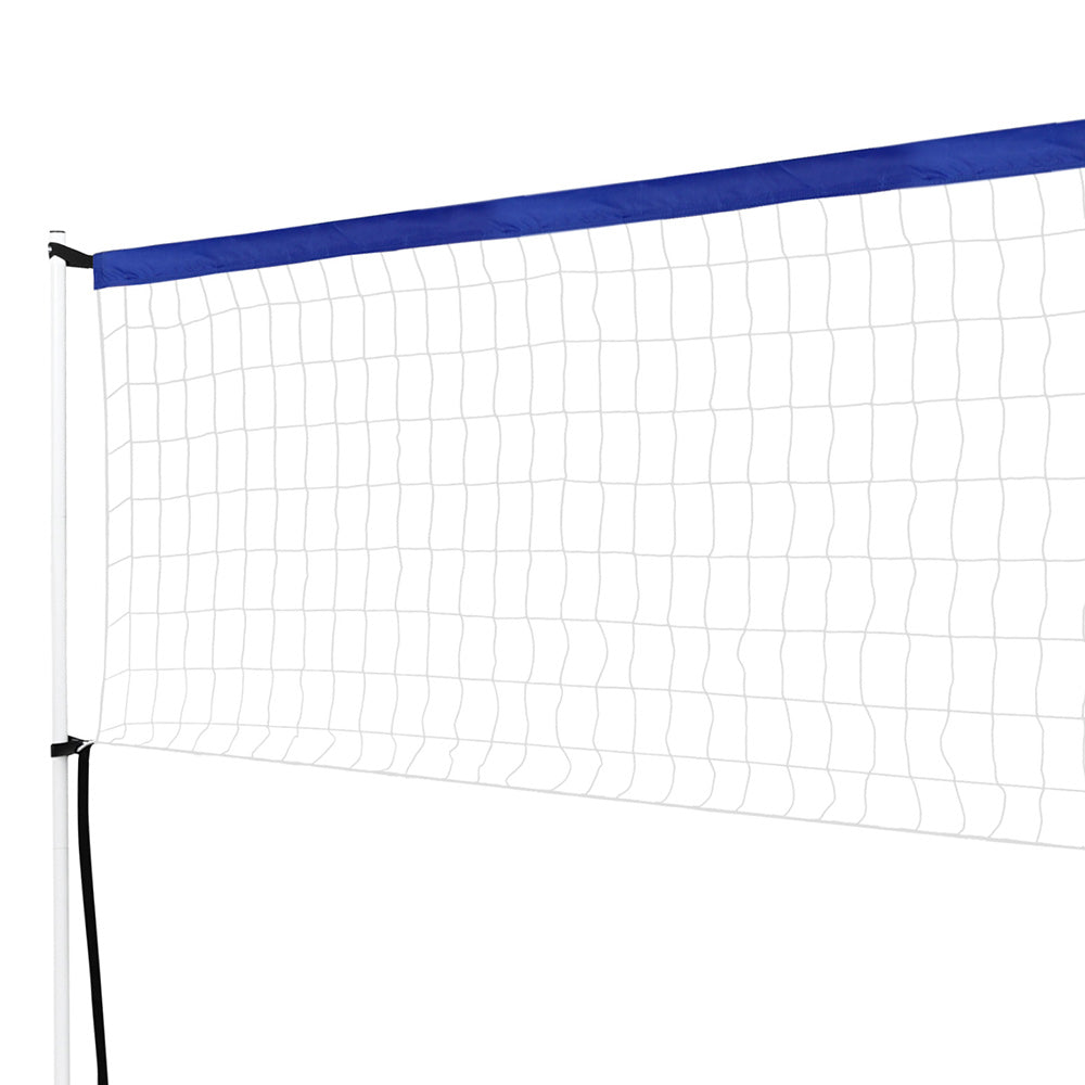 6M Portable Volleyball Net Set Adjustable Height Multi-Sport Net with Ball and Bag