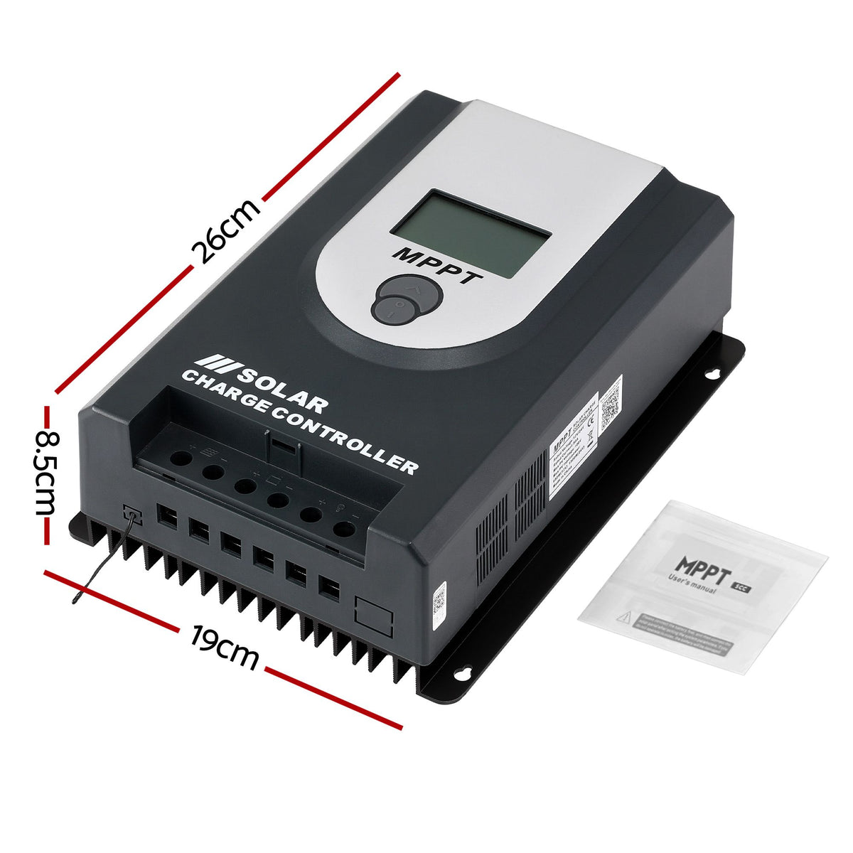 50A MPPT Solar Charge Controller Auto 12V/24V Battery Regulator Bluetooth