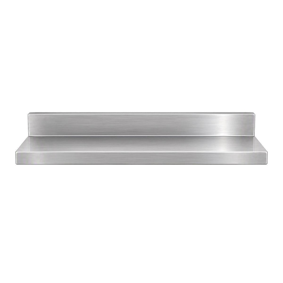 610 x 220mm 430 Stainless Steel L-Shaped Kitchen Wall Shelf