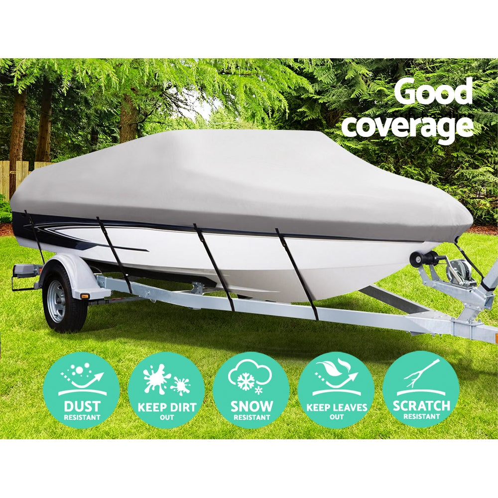 16-18.5ft Boat Cover Trailerable Marine Grade 600D