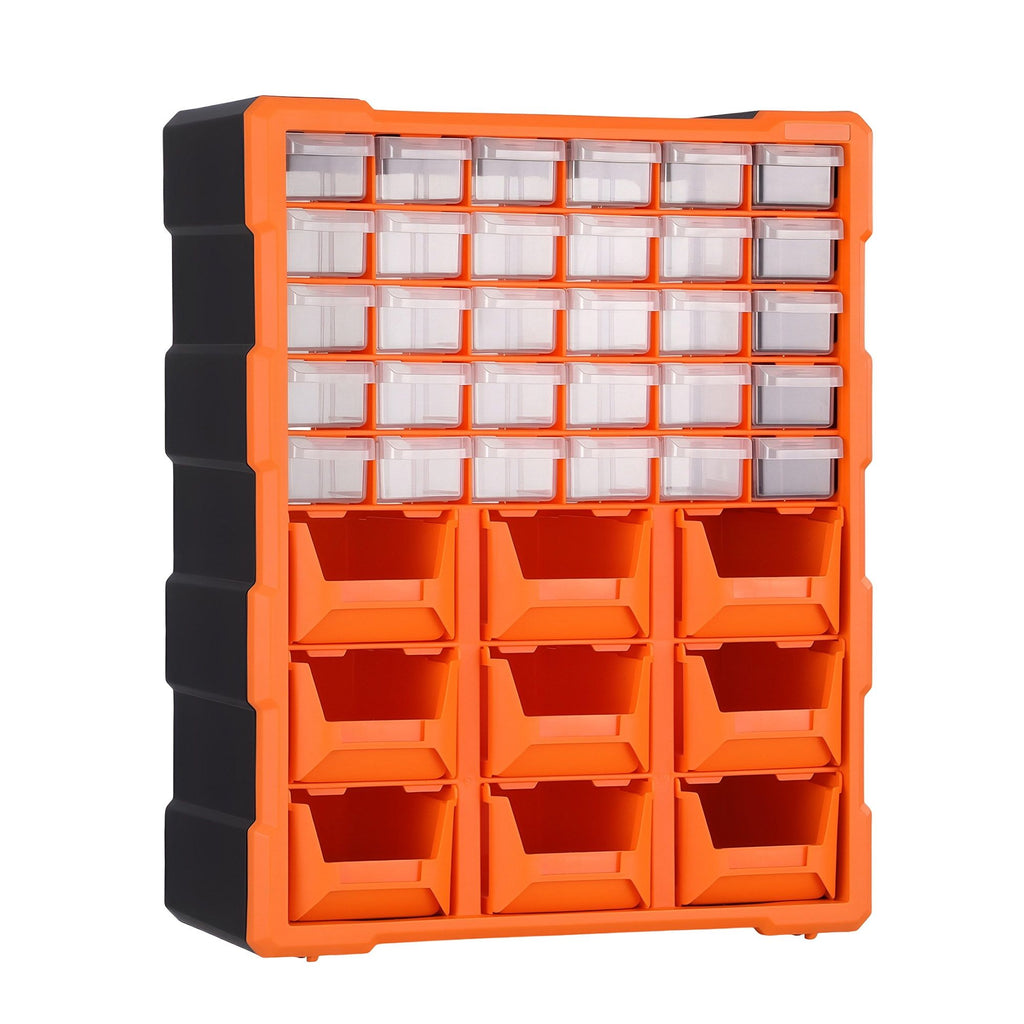 Tool Organizer 39-Drawer Hardware Cabinet Screw Storage Box Anti-Drop