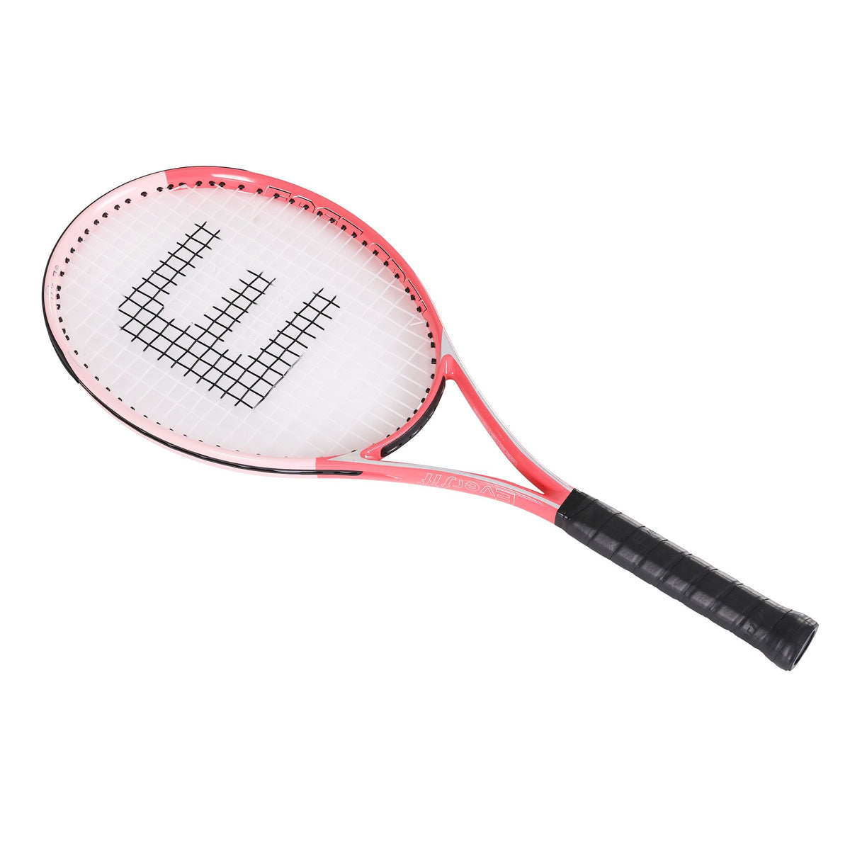 27 Inch Tennis Racket Lightweight Racquet for Beginner Adult Players Pink