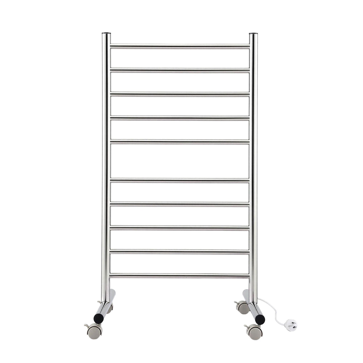 10-Bar Freestanding Heated Towel Rail 3-5 Mins Fast Heating Electric Towel Warmer for