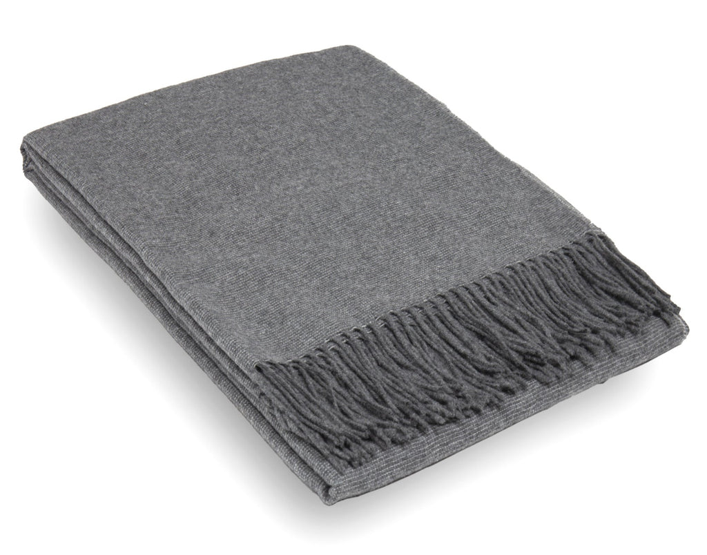 Throw - Fine Wool Blend - Slate